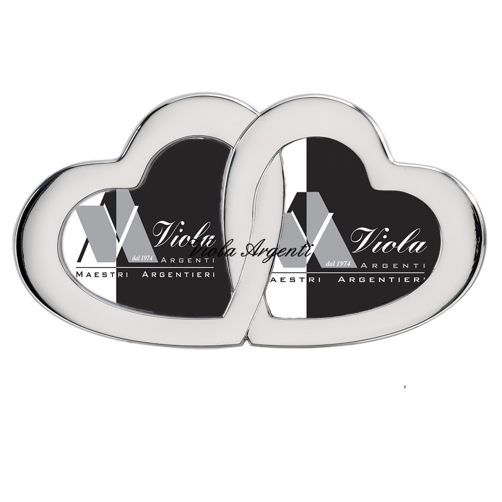 Cornice cuore doppia liscia di . Argento online