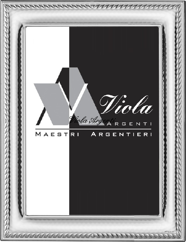 Cornice corda esterna martellata di . Argento online