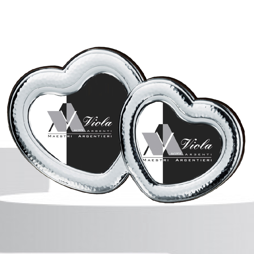Cornice cuore doppio di . Argento online