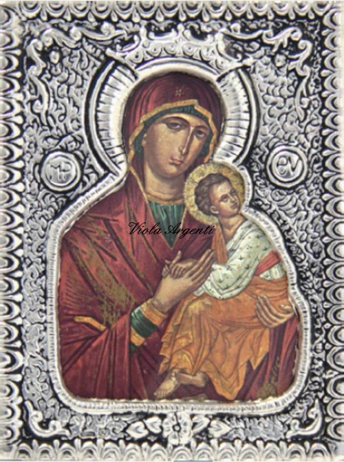 Icona Madre di Dio della Passione di . Argento online