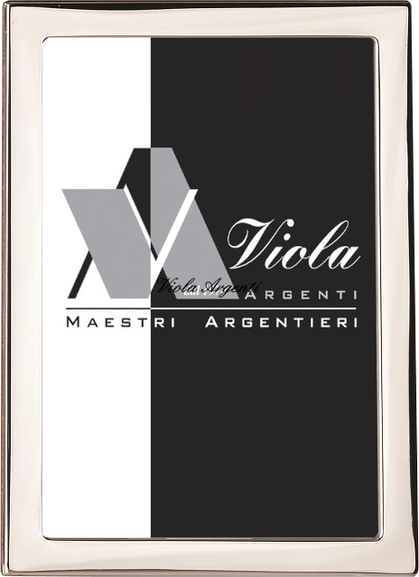 Cornice fascia stretta piatta liscia di . Argento online