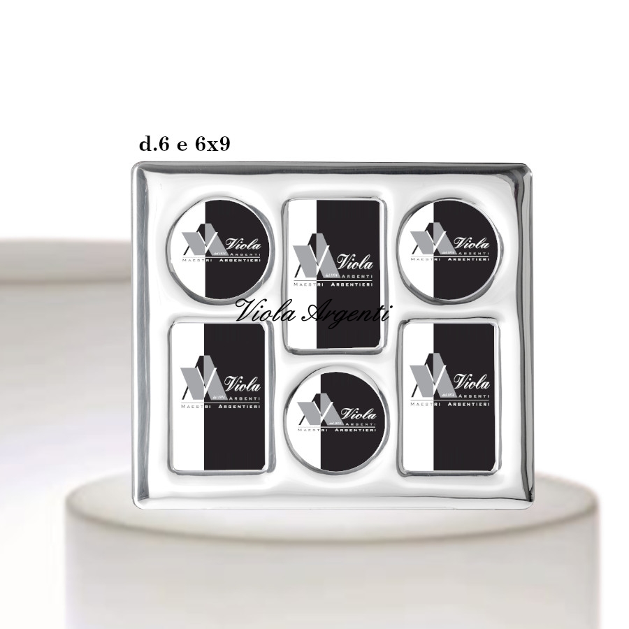 Cornice multipla liscia bombata di . Argento online