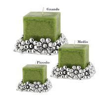 Portacandela margherita verde