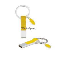 Portachiavi usb giallo