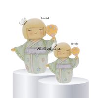 Profumatore kokeshi con ventaglio