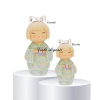 Profumatore kokeshi con bicchiere
