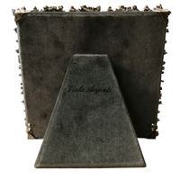 Cornice argento con uva - 7