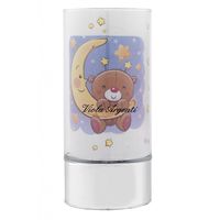 Lampada azzurra luna orsetto