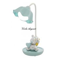 Lampada led e touch orsetto verde acqua