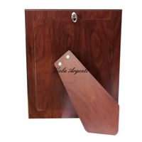 Cornice argento 999 liscia con riga - 4