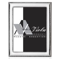 Cornice in argento 999 con fascia battuta