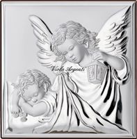 Quadro quadrato angelo protettore