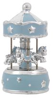 Giostrina cavallo azzurro con luce