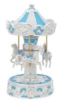 Giostra cavalli azzurra