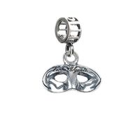 Charm pendente maschera colombina