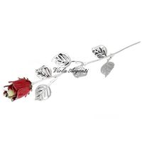 Rosa rossa con bocciolo profumato