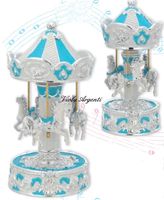 Giostra cavalli azzurra