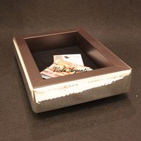 Svuotatasche legno argento