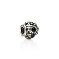 Charm swarovski nero