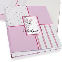 Album nascita coniglietto rosa