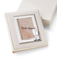 Album con cornice in argento per cresima