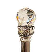 Bastone con pomo Swarovski