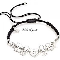 Bracciale MAMMA ipiccolini su sagola