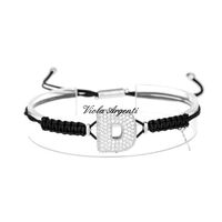 Bracciale con iniziale D - 3