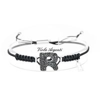 Bracciale con iniziale R - 3