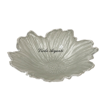 Centrotavola a fiore in vetro madreperlato - 22 cm - 1
