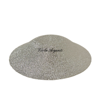 Centrotavola vetro smaltato esterno in argento - 33 cm - 4
