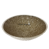 Ciotola decorativa dai riflessi champagne - 17 cm - 3