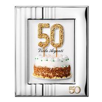 Cornice 50 anni in argento