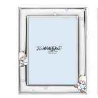 Valenti Cornice Orsetti e Cuori celeste