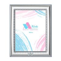 Cornice bimbo azzurra con fiocco