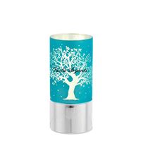 Lampada notte azzurra albero della vita