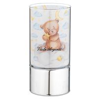 Lampada notte azzurra con orsetti