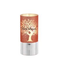 Lampada notte rosa albero della vita