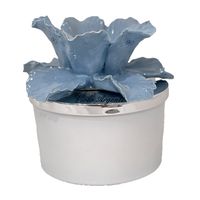 Candela anemone azzurro polvere