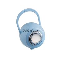 Portaciuccio azzurro con pinza