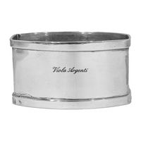 Legatovagliolo argento personalizzabile