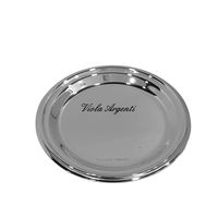 Sottobicchiere in trilaminato argento lucido