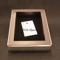 Svuotatasche legno argento