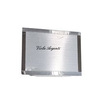 Targhetta argento personalizzabile