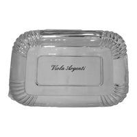 Vassoio porta dolci argento