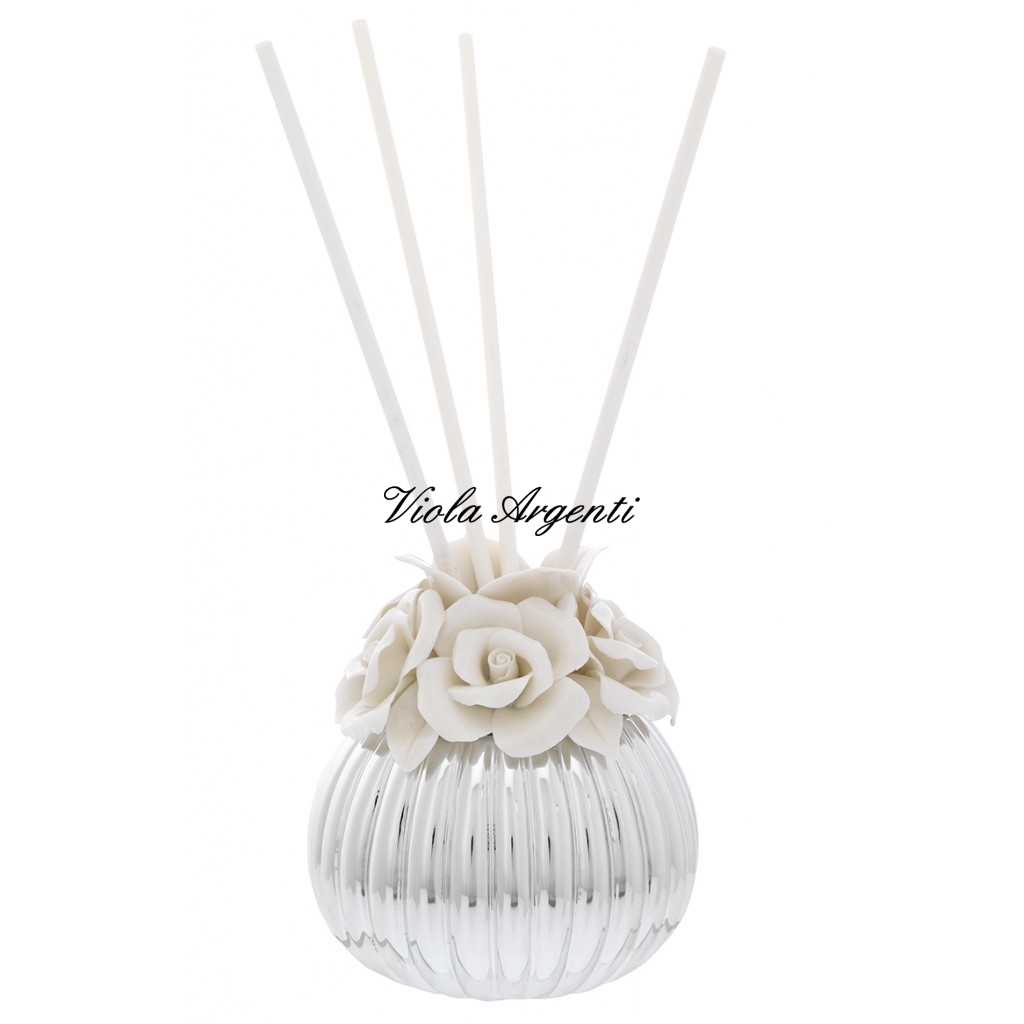 Sfera a goccia fesoni rosa di . Argento online