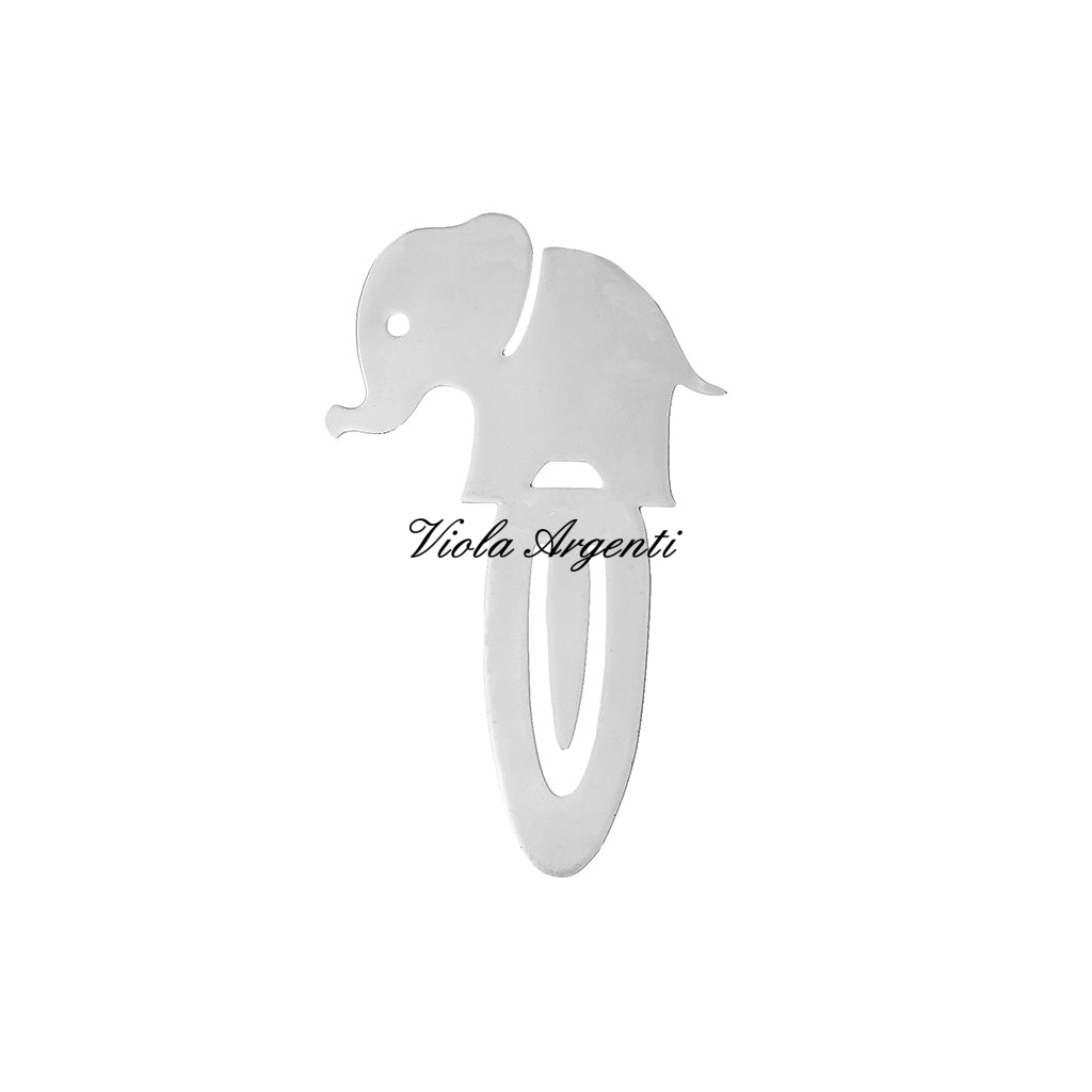 Segnalibro elefante di . Argento online