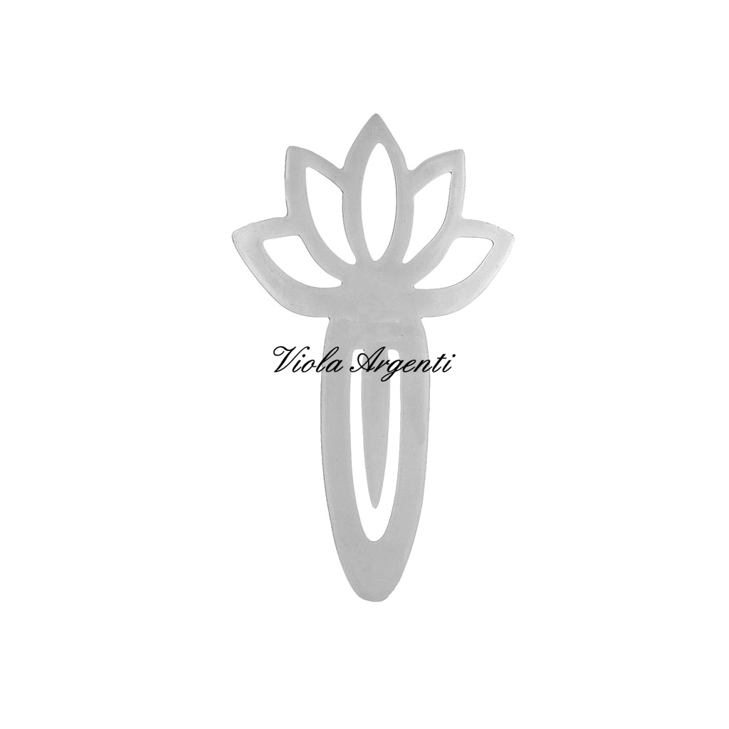 Segnalibro fiore di loto di . Argento online