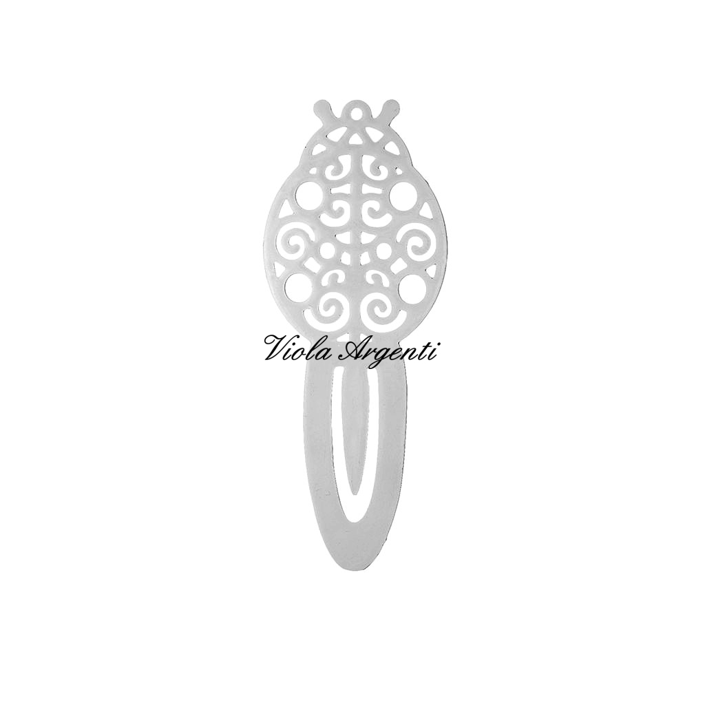 Segnalibro coccinella di . Argento online