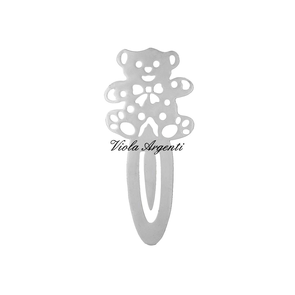 Segnalibro orsacchiotto di . Argento online